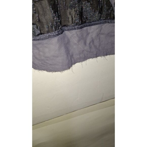 A Simply Vera Women's Velvet Burnout Top Whimsigoth Fairy Grunge Size XL As-Is - Picture 6 of 12